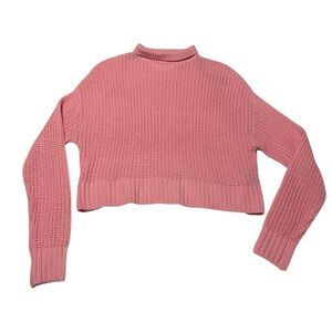 H&M Pink Turtleneck Sweater